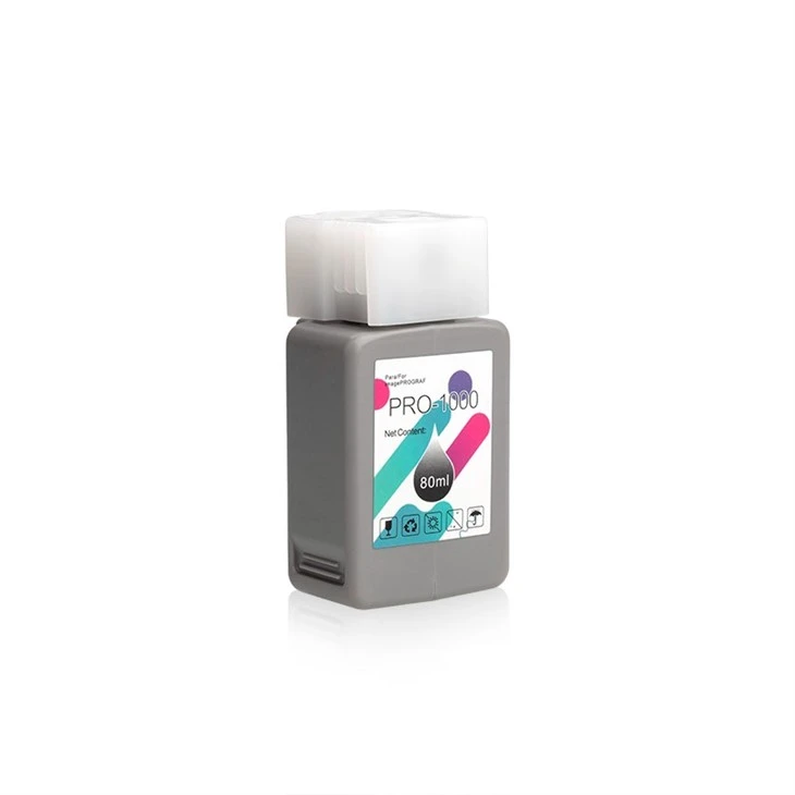 12 Colors 80ML PFI50 PFI 50 Compatible Disposable Ink Cartridge With Chip For Canon Image Pro500 PRO-500