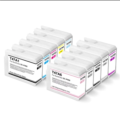 80ML T47A1 - T47A9 T47AD P900 Kompatible blekkpatroner for Epson SC-P900