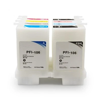 Canon PFI-106 130ML IPF 6410 6460 påfyllbar blekkpatron